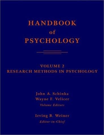 Handbook of psychology
