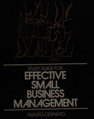 Study guide for effective small business management