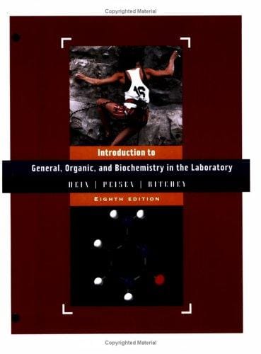Introduction to general, organic, and biochemistry in the laboratory