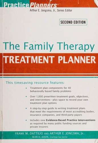 The family therapy treatment planner