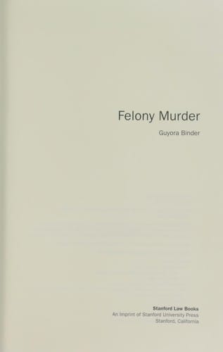 Felony murder