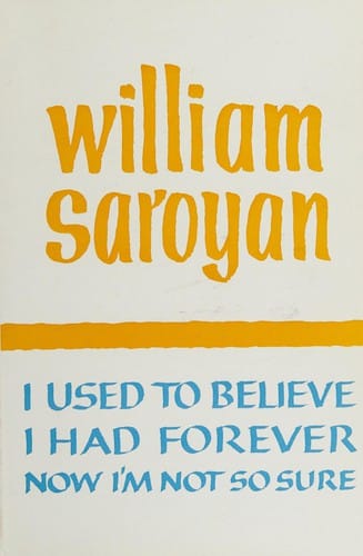 I used to believe I had forever now I'm not sure