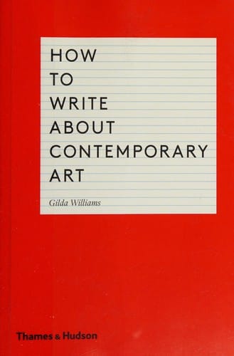 How to write about contemporary art