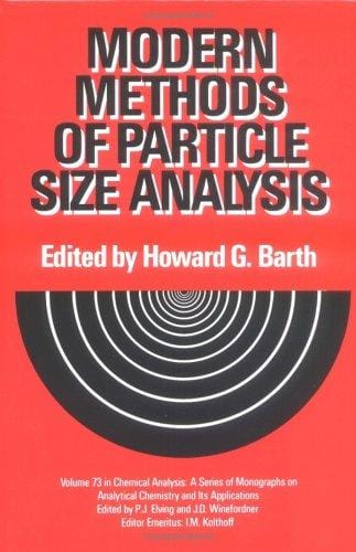 Modern methods of particle size analysis