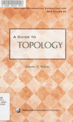 A guide to topology