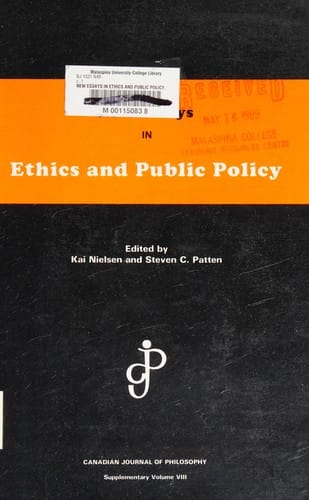 New essays in ethics and public policy