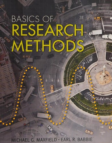 Basics of research methods for criminal justice and criminology