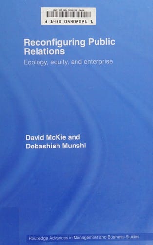 Reconfiguring public relations