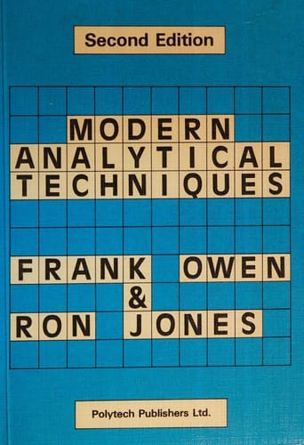 Modern analytical techniques