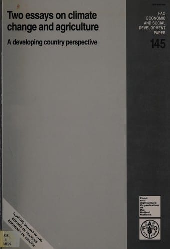 Two essays on climate change and agriculture