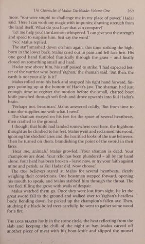 The First Chronicle of Malus Darkblade (Mallus Darkblade)