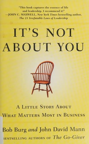 It's not about you