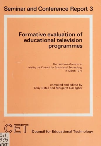 Formative evaluation of educational television programmes