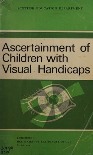 Ascertainment of children with visual handicaps