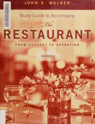 Study guide to accompany the restaurant