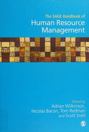 The SAGE handbook of human resource management