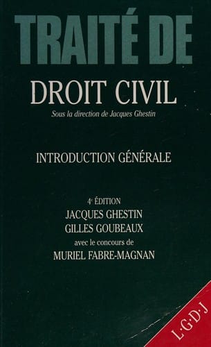 Traité de droit civil