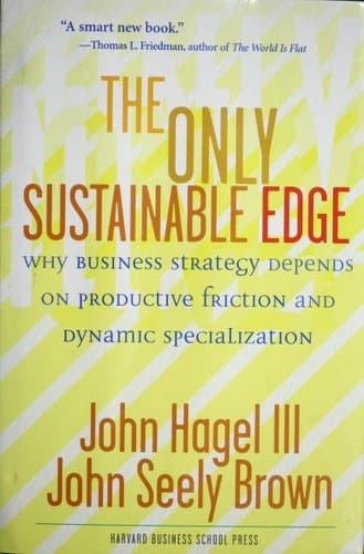 The only sustainable edge