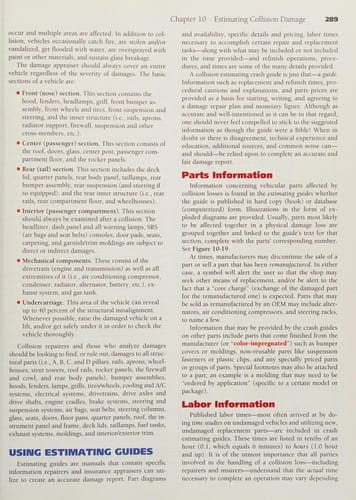 Collision repair and refinishing