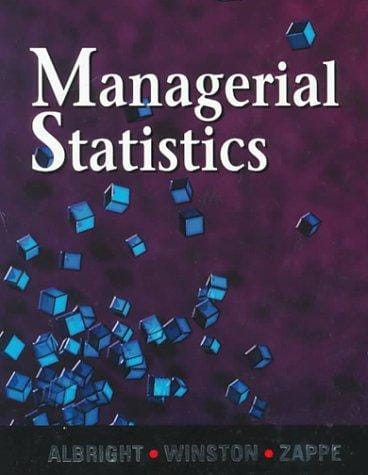 Managerial Statistics