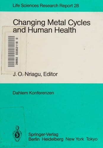Changing metal cycles and human health