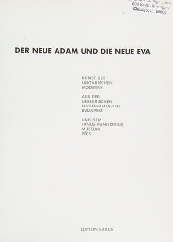 Der neue Adam und die neue Eva