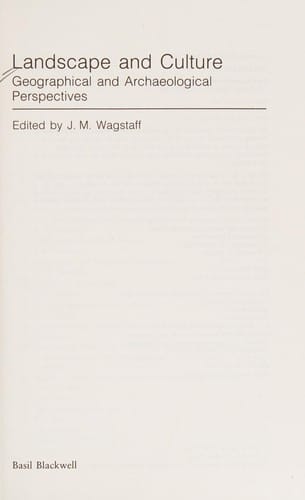 Landscape and culture