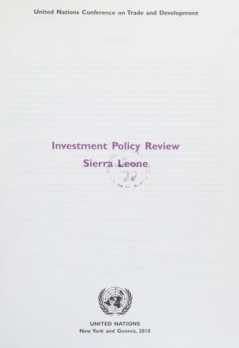 Investment policy review