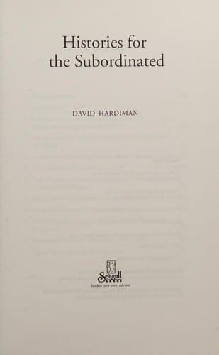 HISTORIES FOR THE SUBORDINATED
