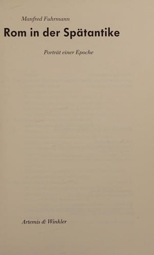 Rom in der Spätantike