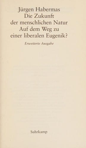 Die Zukunft der menschlichen Natur