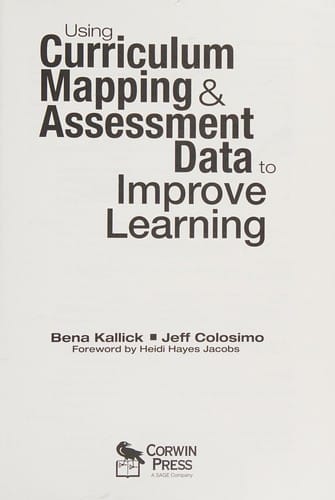 Using curriculum mapping and assessment data to improve learning