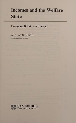 Incomes and the welfare state