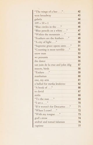 A ballad for Metka Krašovec