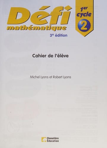 Défi mathématique