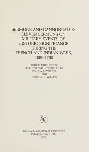 Sermons and cannonballs