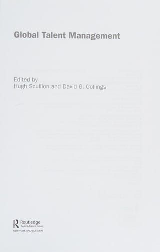 Global talent management