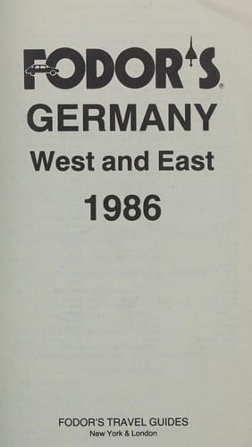 Fodor's Germany