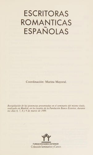 Escritoras románticas españolas