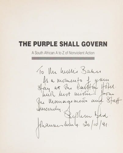 The Purple shall govern