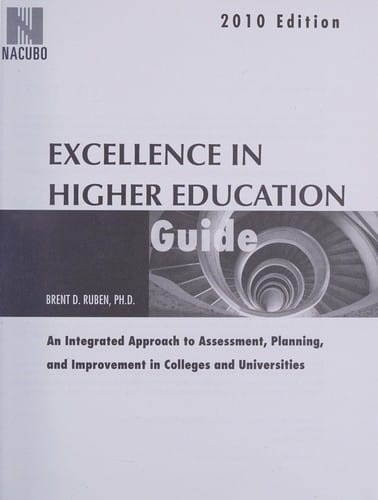Excellence in higher education guide: an integrated approach to assessment, planning, and improvement in colleges and universities