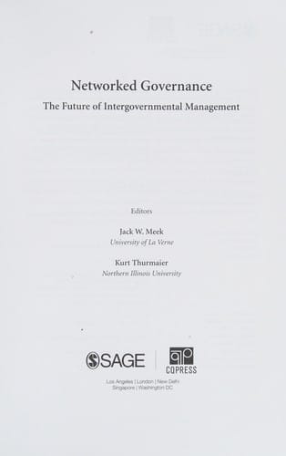 Networked governance