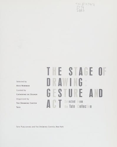 The stage of drawing, gesture and act