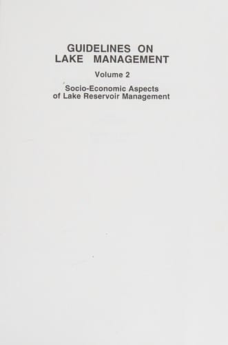 Guidelines of lake management