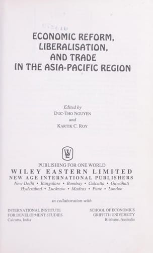 Economic reform, liberalisation, and trade in the Asia-Pacific region