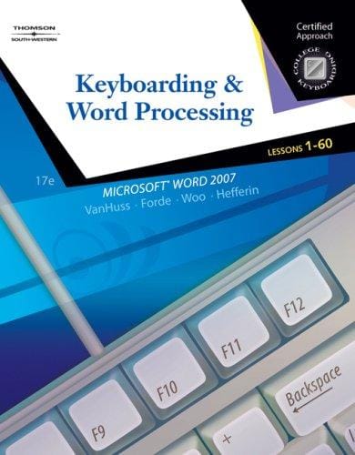 College Keyboarding, Lessons 1-60 (with CD-ROM) (College Keyboarding)