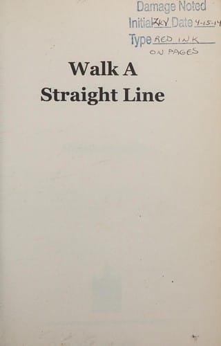 Walk a straight line