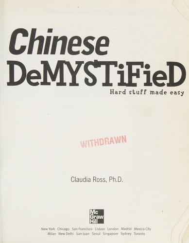 Chinese demystified
