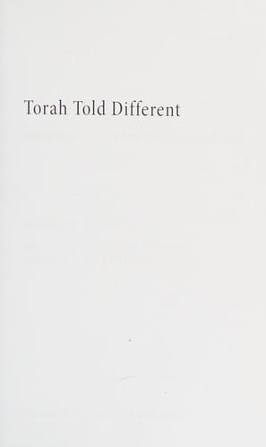 Torah told different