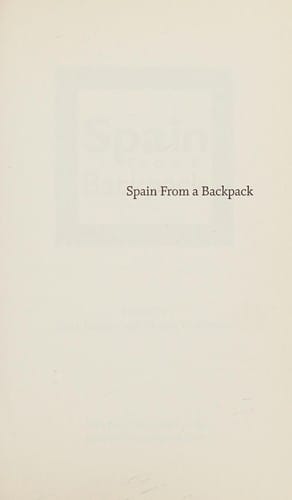 Spain from a backpack